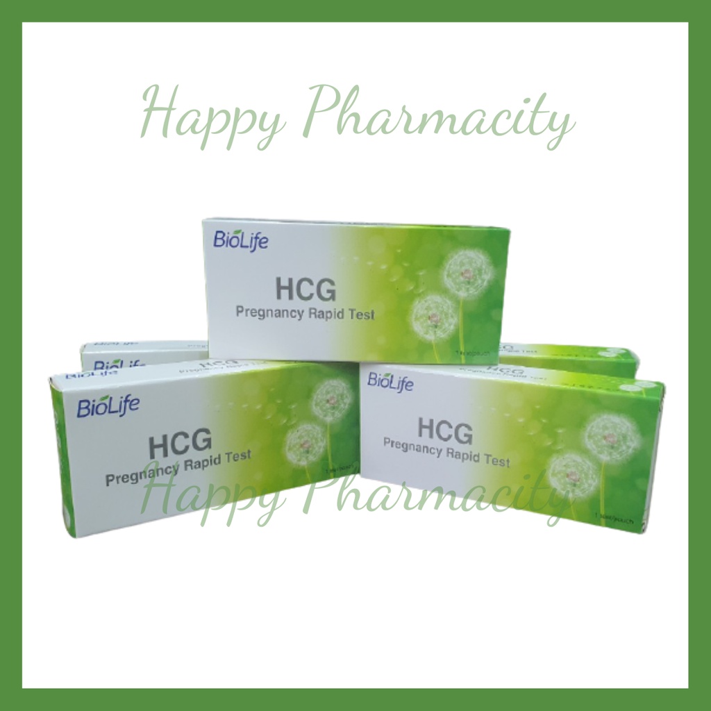 Que Thử Thai Thế Hệ Mới HCG, Test Nhanh, Chính Xác, Cốc có tay cầm, Happy Pharmacity