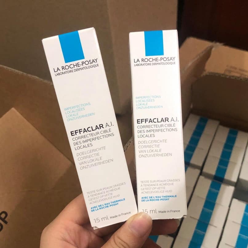 Kem Giảm Mụn La Roche-Posay A.I 15ml - KEM CHẤM MỤN LAROCHE POSAY Pháp