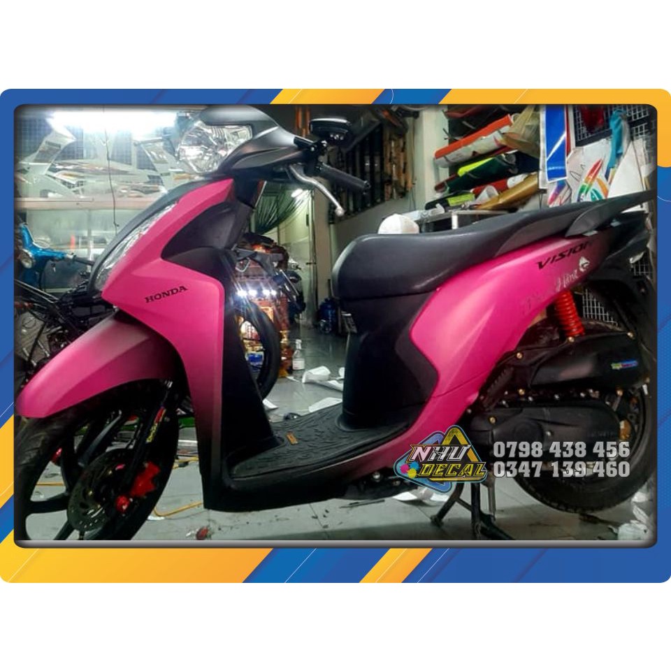 Tem trùm Vision 2014 phối màu - Chuyển sắc Theo Yêu Cầu