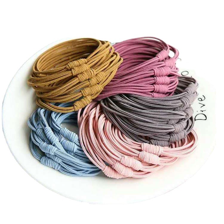 Thun cột tóc Hàn Quốc siêu dễ thương