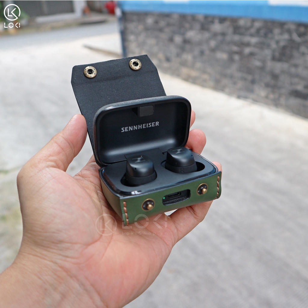 Bao da Sennheiser Momentum True Wireless 3 dạng ngang