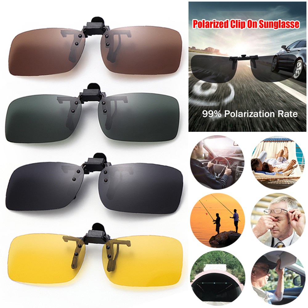 Kính Mát Phân Cực Có Kẹp Chống Tia Uv400 Thời Trang Cho Nam | BigBuy360 - bigbuy360.vn