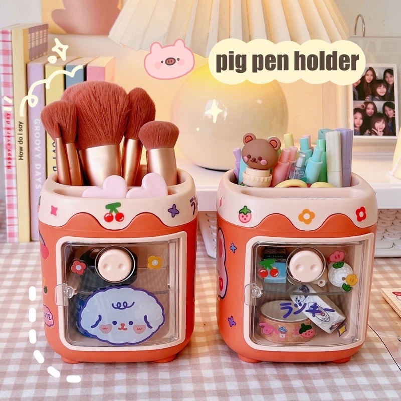 Hộp Đựng Đồ Dùng Văn Phòng Phẩm Để Bàn Hình Hoạt Hình