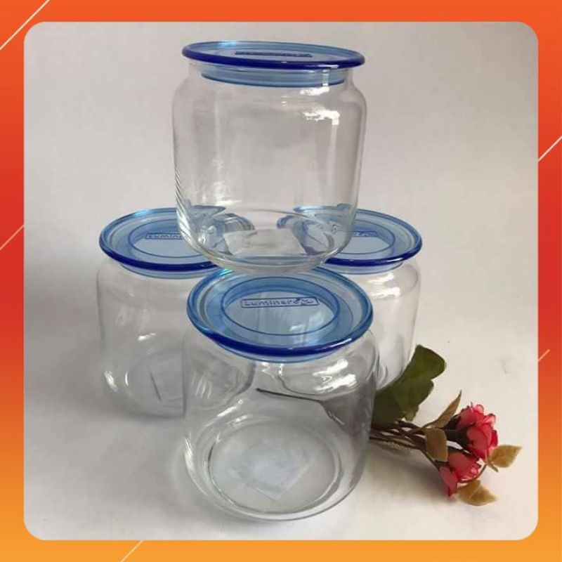 Bộ 5 hũ thủy tinh Luminarc 500ml, lọ đựng gia vị cao cấp