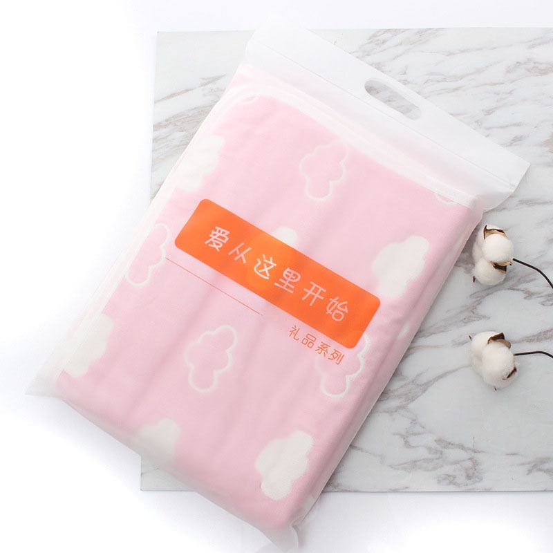 Chăn cho bé 6 lớp cotton muslin họa tiết 2 mặt 110x110cm, khăn tắm sơ sinh mềm mại cho trẻ