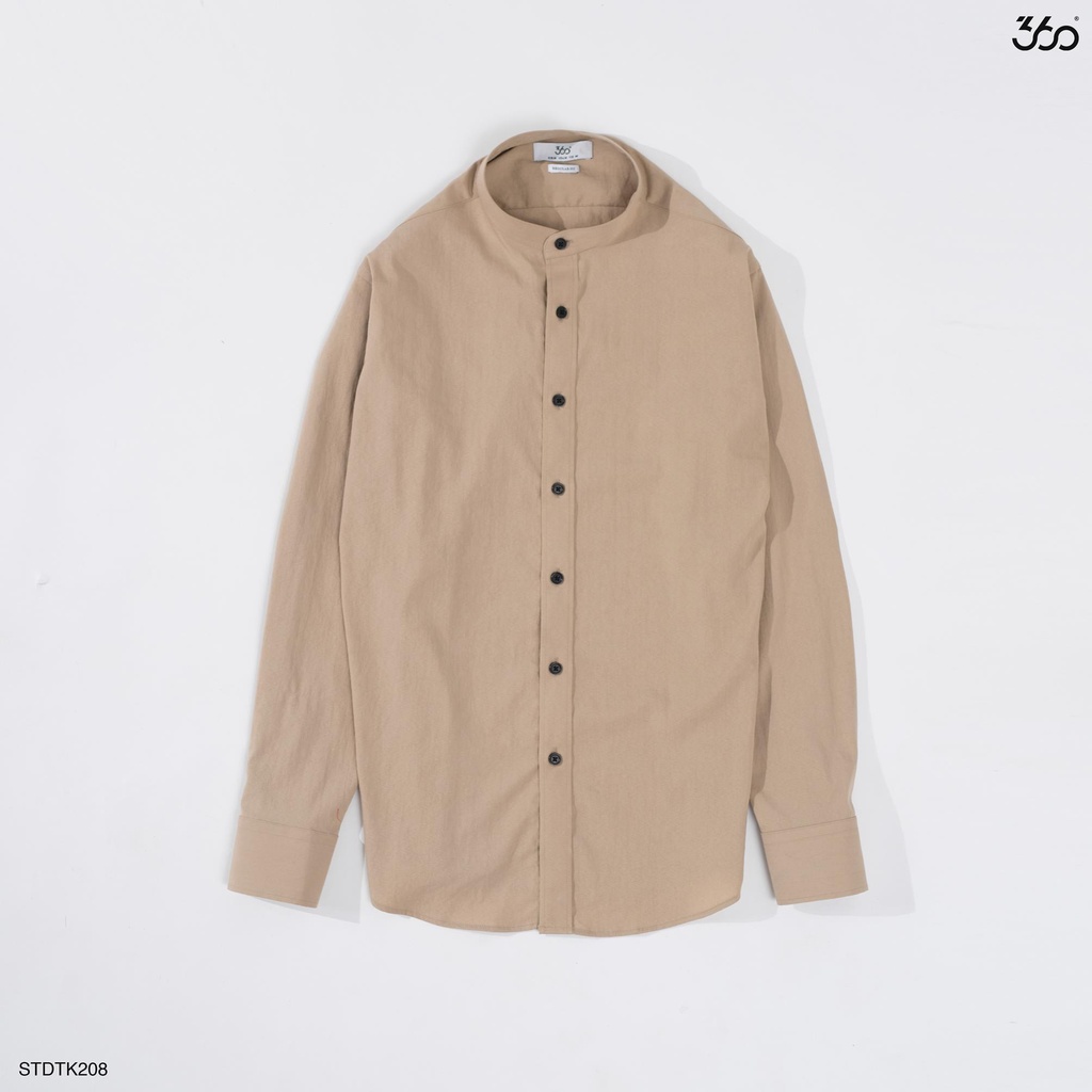 Áo sơ mi nam local brand 360 BOUTIQUE cổ tàu - STDTK208 | BigBuy360 - bigbuy360.vn
