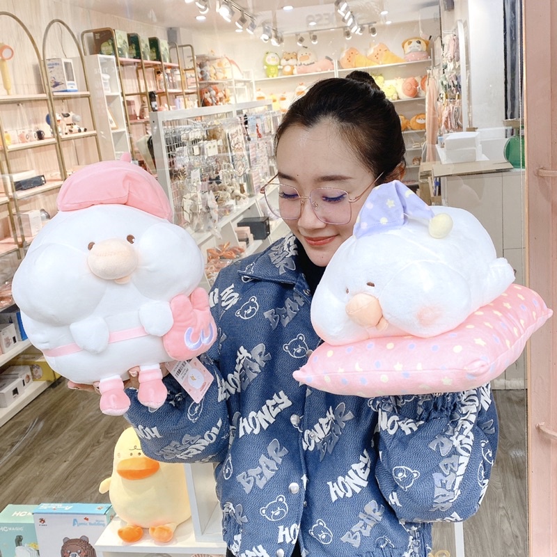 Gấu bông dễ thương gà Toby mềm mịn cao cấp - Ảnh thật shop chụp
