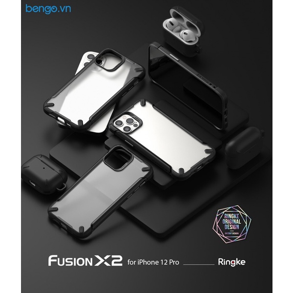 Mẫu Mới - Ốp lưng RINGKE Fusion X2 iP 12/12 Pro