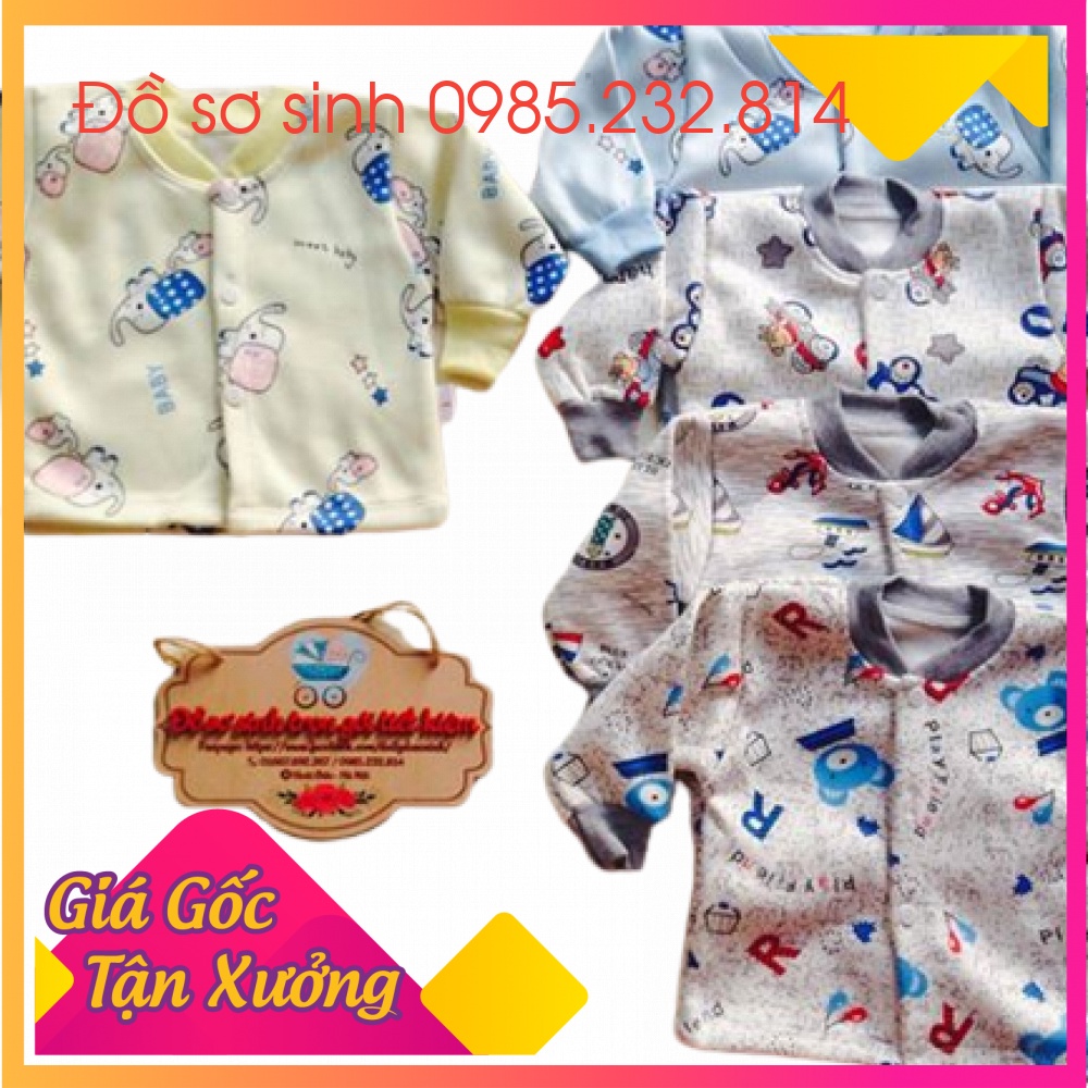 Áó nỉ lông cúc giữa cho bé