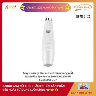 ⭐️Bảo hành chính hãng trọn đời⭐️ Máy massage làm mờ vết thâm bọng mắt HoMedics Eye Revive Luxe EYE-200-EU⭐️