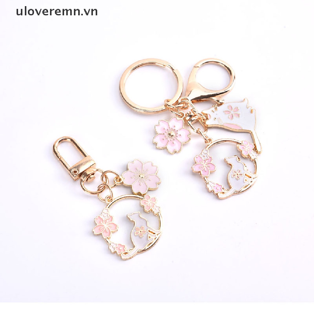 Móc Khóa Hình Dấu Chân Mèo Dễ Thương