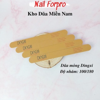 Dũa Móng Cao Cấp Dingxi - Dũa Mỏng Da Bò Độ Nhám 100/180