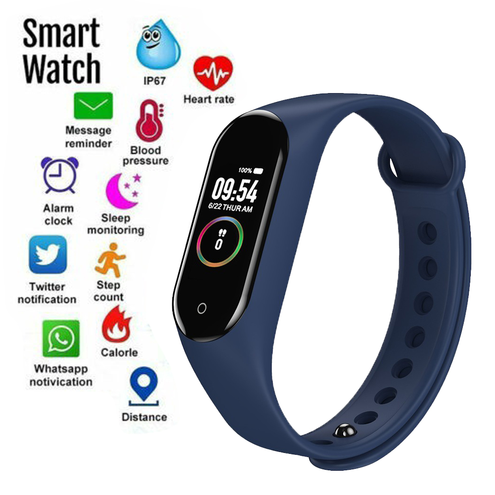 ECLUB Đồng hồ thông minh đeo tay M5 đa chức năng theo dõi tình trạng sức khỏe chất lượng cao | BigBuy360 - bigbuy360.vn