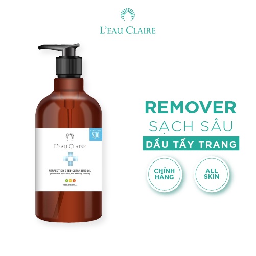 Dầu tẩy trang làm sạch sâu và cấp ẩm L'eau Claire Perfection Deep Cleansing Oil 1000ml
