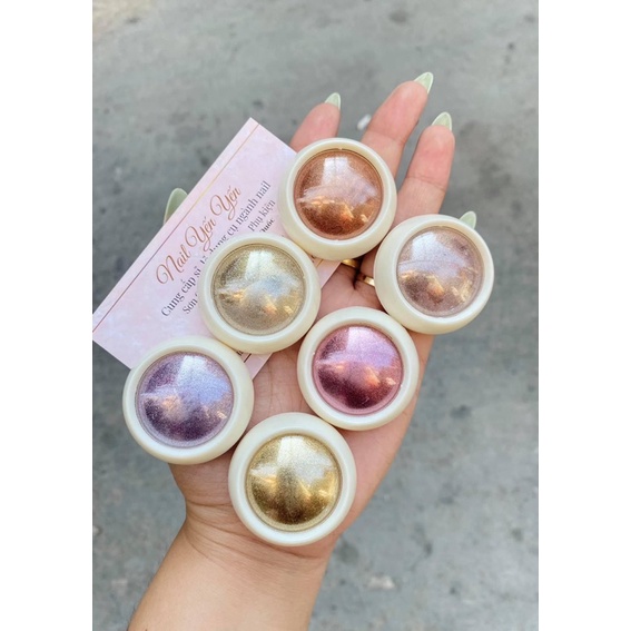 Set 6 màu tráng gương màu ngọc trai