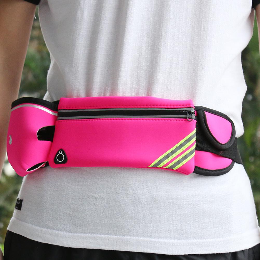 Large capacity Water Bottle Waist Bag Outdoor Running Jogging Belt Belly Bag Mobile Phone Holder