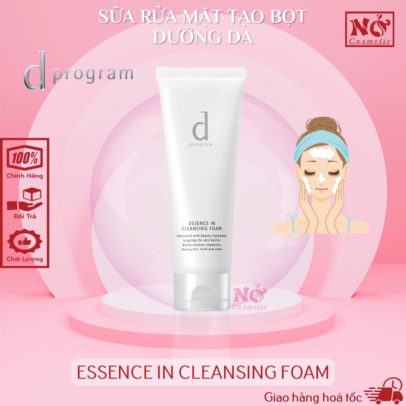Sữa Rửa Mặt Tạo Bọt dưỡng da  Giảm Mụn Hiệu Quả_Dprogram Essence In Cleansing Foam 120g