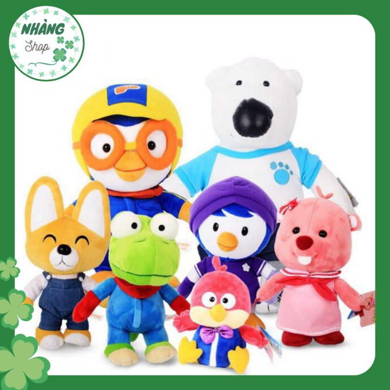 Gấu bông Chim cánh cụt Pororo và những người bạn