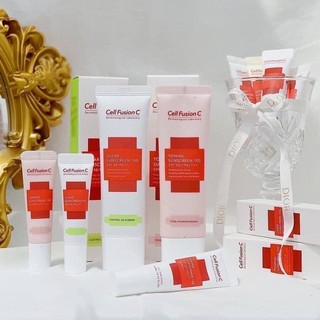 KEM CHỐNG NẮNG CELL FUSION C HỒNG/ ĐỎ/ XANH 50ML