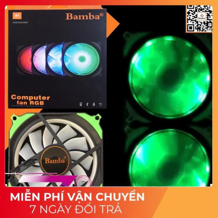 FAN CASE 12CM LED RGB BAMBA B1