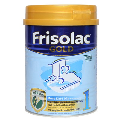 Sữa Frisolac Gold 1, 2, 3 400g công thức mới