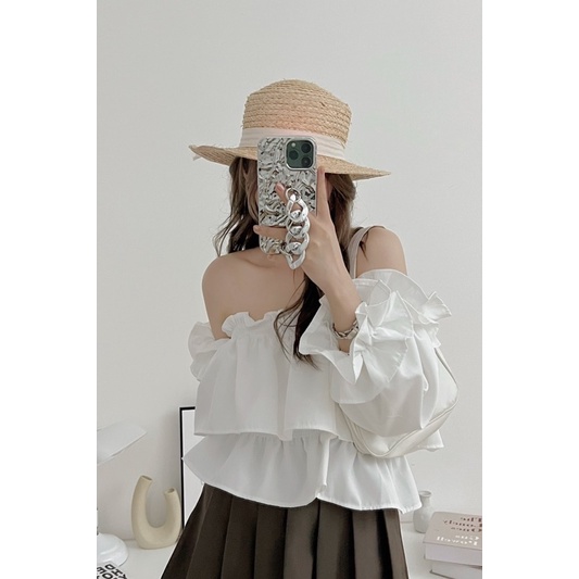 [NEW]ÁO BÈO TRỄ VAI TAY LOE “DARA TOP” TIỂU THƯ