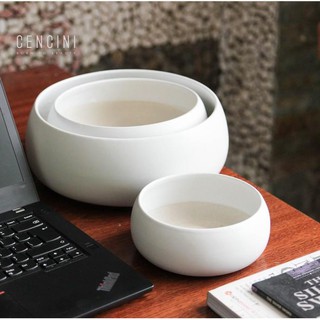 ❣️TẶNG 1 DĨA❣️Chậu Sứ Tròn Trồng Sen Đá Cây Cảnh- Chậu Sứ Bát Tràng Giá Rẻ - Chậu Cây Phong Thủy [Mã0001 ]