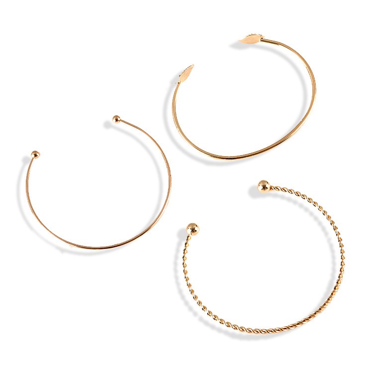 [Mã FAMAYFA giảm 10K đơn 50K] [AH87] Bộ 3 vòng tay chiếc lá kết hợp | BigBuy360 - bigbuy360.vn