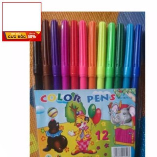 BỘ 12 BÚT DẠ TÔ MÀU RẺ