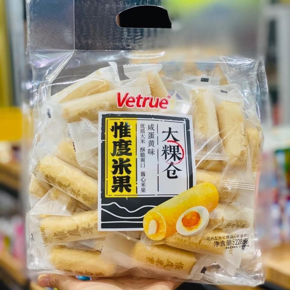 Bánh gạo cuộn kem Vetrue's - Đài Loan - 228g