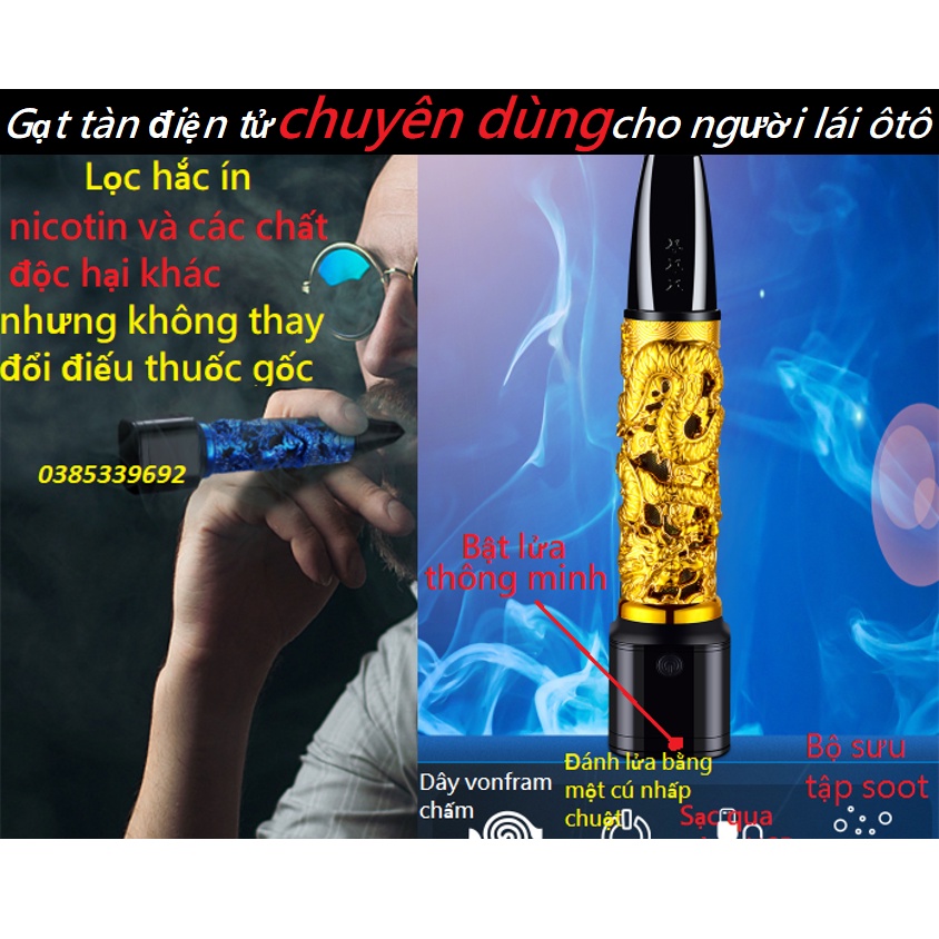 hộp thuốc lá,Hút thuốc khi lái xe sẽ không rơi ra bụi,Lọc Thuốc Lá Có Thể Tái Sử Dụng,Với đánh lửa tự động