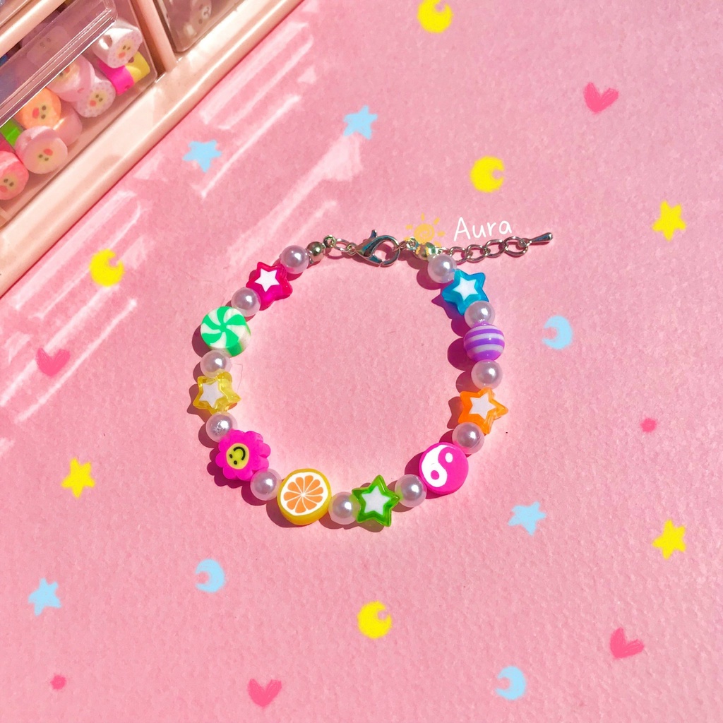 Vòng tay Mix color Handmade bởi Aura