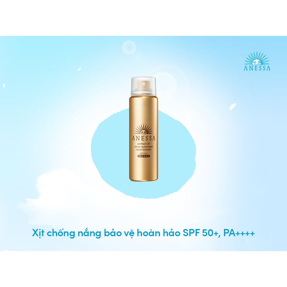 Xịt Chống Nắng dưỡng da bảo vệ hoàn hảo Anessa SPF50+ PA++++ 60g