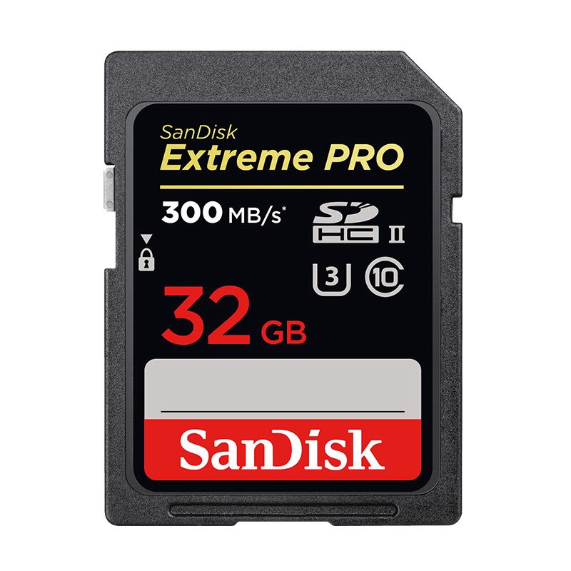 Thẻ Nhớ Extreme Pro 300MB / s U3 32GB 64GB 128GB SDHC SDXC Class 10 UHS-II