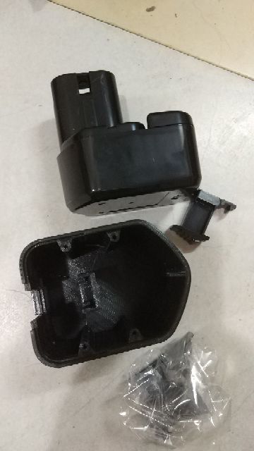 Bộ vỏ pin máy khoan, vit Hitachi 12, 14v lắp 8-9 cell li-ion 18650