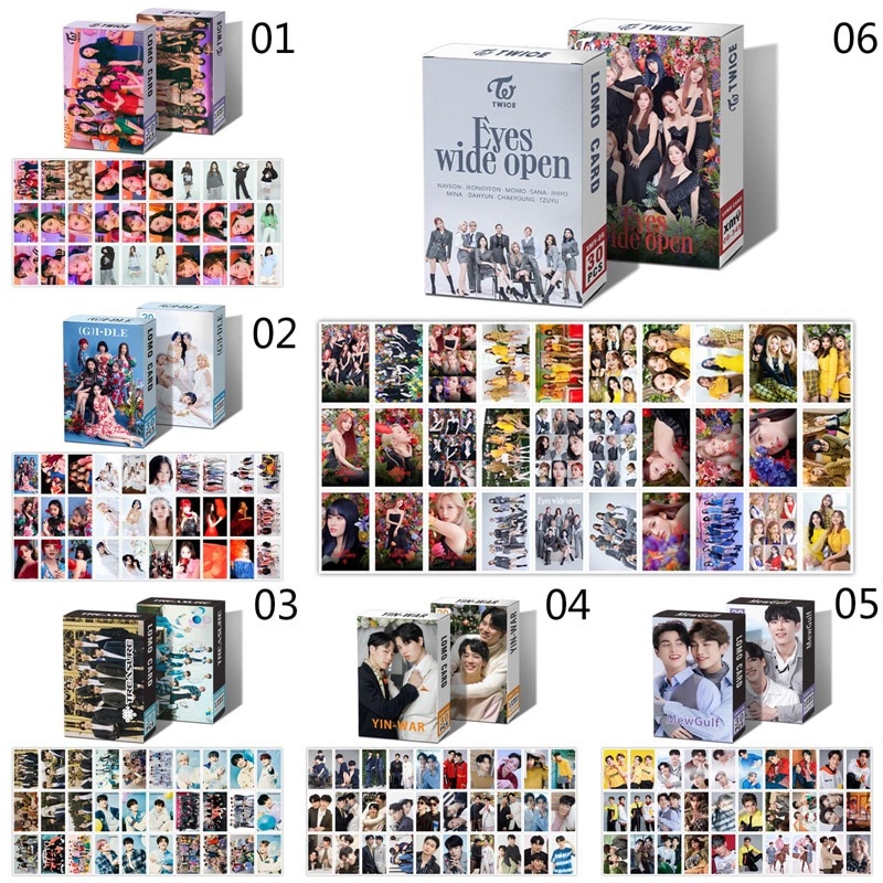 Bộ 30 thấm thẻ ảnh MEWGULF Lomo card 2022