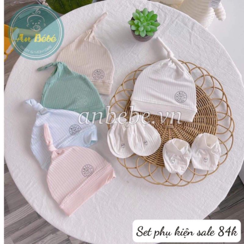 Hrnee Chất modal gỗ sồi -  Bộ cài giữa Hrnee cho bé 3-7kg