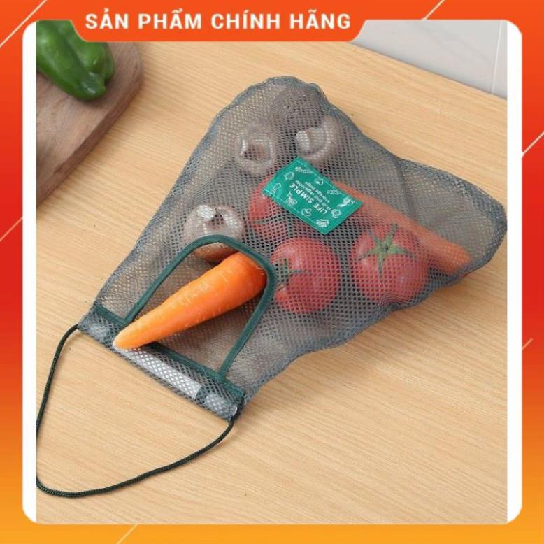 Túi lưới đựng bảo quản hành tỏi, củ quả khô ráo