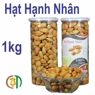 1kg Hạt Hạnh Nhân Mỹ Vỏ Mỏng Rang Bơ Loại 1