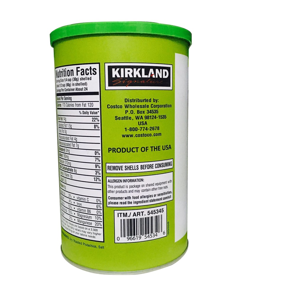 【ĐẶC BIỆT】Hạt Dẻ Cười Kirkland Mỹ - Hàng Chuẩn 100% Không Tẩy, Không Hoá Chất | BigBuy360 - bigbuy360.vn