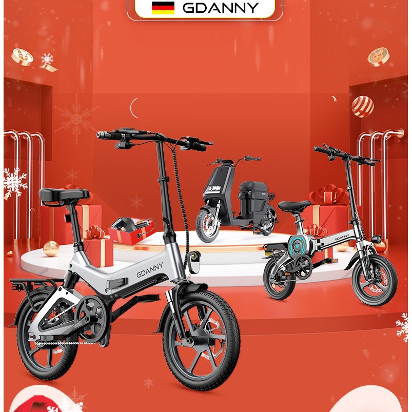 XE ĐẠP GẤP TRỢ ĐIỆN GDANNY S9 - THƯƠNG HIỆU ĐỨC, TIÊU CHUẨN CHẤT LƯỢNG ĐỨC