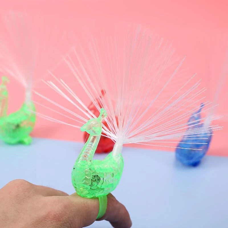 [Chuyên Nghiệpmos] Đồ Chơi Hình Con Công Có Đèn LED Phát Sáng Dành Cho Trẻ Em