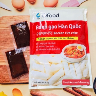Bánh gạo tokbokki Hàn Quốc gói 1kg kèm 200g sốt