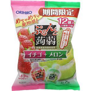 Thạch trái cây Orihiro Nhật bản 2020 (1 túi/ 6 cái x 20gr)