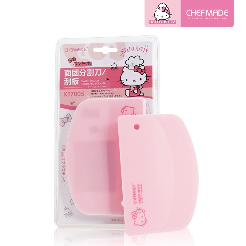 CHEFMADE Dụng Cụ Làm Bánh Hình Hello Kitty Màu Hồng Bằng Nhựa Pp KT7005