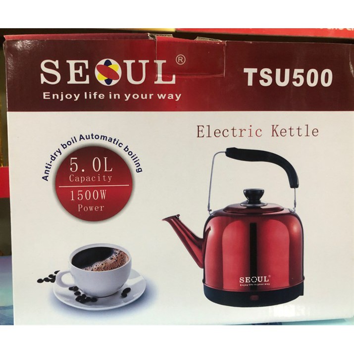 Ấm đun nước điện 5 lít Seoul TSU500