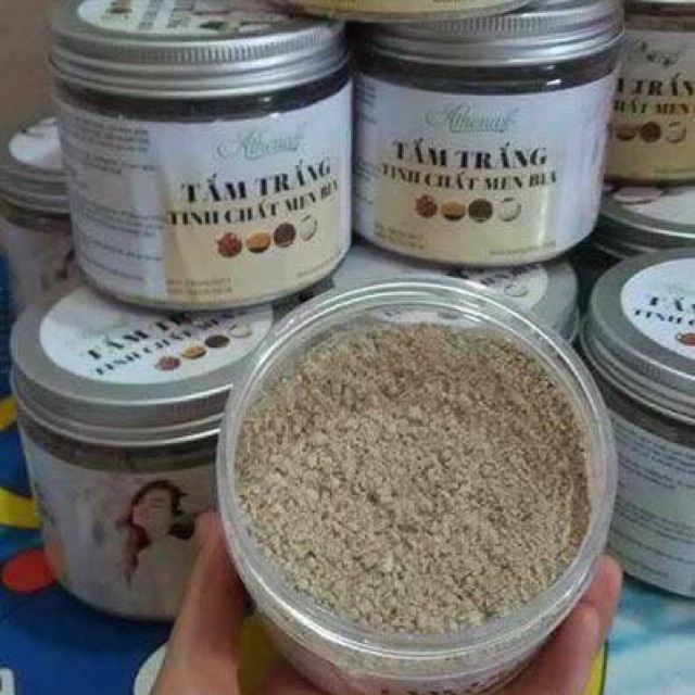 Bột Tắm trắng tinh chất men bia