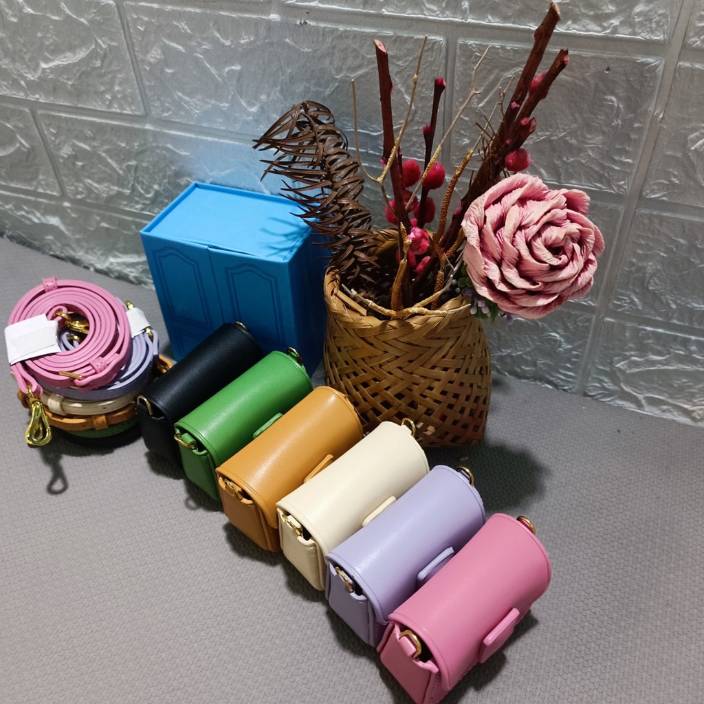 túi đeo chéo mini nữ size 8cm đủ màu