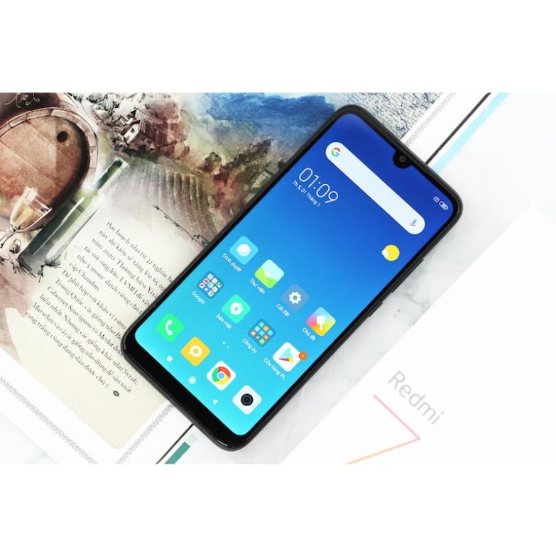 điện thoại Xiaomi Redmi 7 2sim ram 4G/64G Chính Hãng, màn hình 6.26inch, pin 4000mah, Cày Game nặng chất