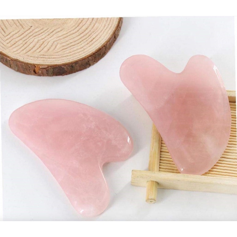 Đá Guasha Massage Mặt Cao Cấp, Chất Liệu Đá Tự Nhiên, Giúp Thon Gọn, Trẻ Hóa Da Mặt